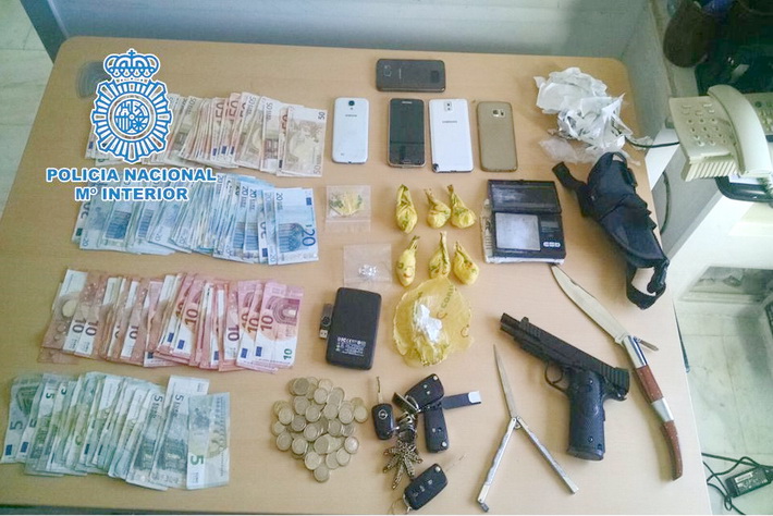 La Polica Nacional desarticula en Motril a una banda con la detencin de diez personas por trfico de drogas